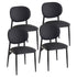 GIDEON-DINING CHAIR-BLACK 4 Pcs