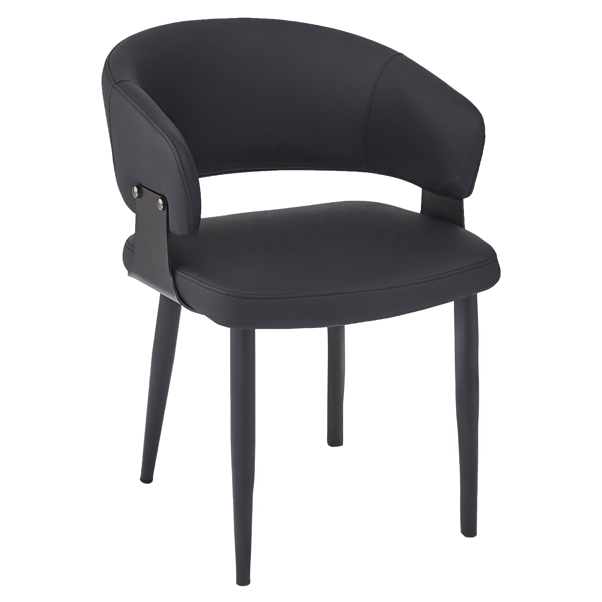 SLOANE-DINING CHAIR-BLACK 4 Pcs