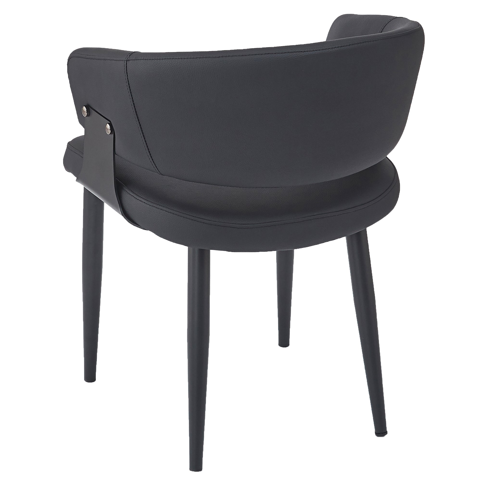 SLOANE-DINING CHAIR-BLACK 4 Pcs