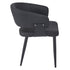 SLOANE-DINING CHAIR-BLACK 4 Pcs