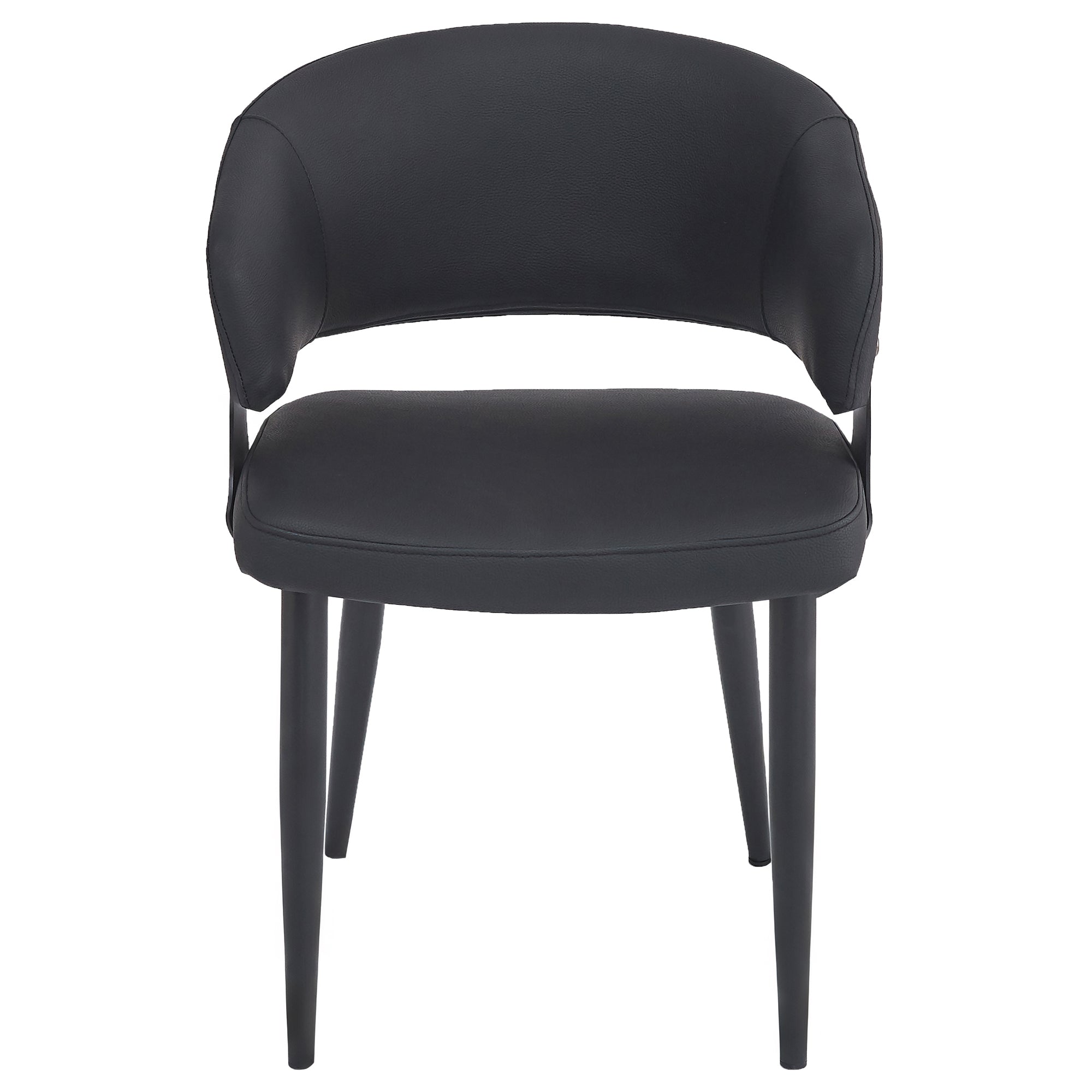 SLOANE-DINING CHAIR-BLACK 4 Pcs