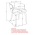 SLOANE-DINING CHAIR-BLACK 4 Pcs