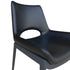 ICONA-DINING CHAIR-BLACK - BLACK 6 Pcs