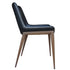 ICONA-DINING CHAIR-BLACK - WALNUT 6 Pcs