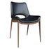 ICONA-DINING CHAIR-BLACK - WALNUT 6 Pcs