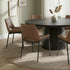 ICONA-DINING CHAIR-SADDLE - BLACK 6 Pcs