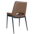 ICONA-DINING CHAIR-SADDLE - BLACK 6 Pcs