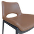 ICONA-DINING CHAIR-SADDLE - BLACK 6 Pcs