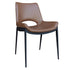 ICONA-DINING CHAIR-SADDLE - BLACK 6 Pcs