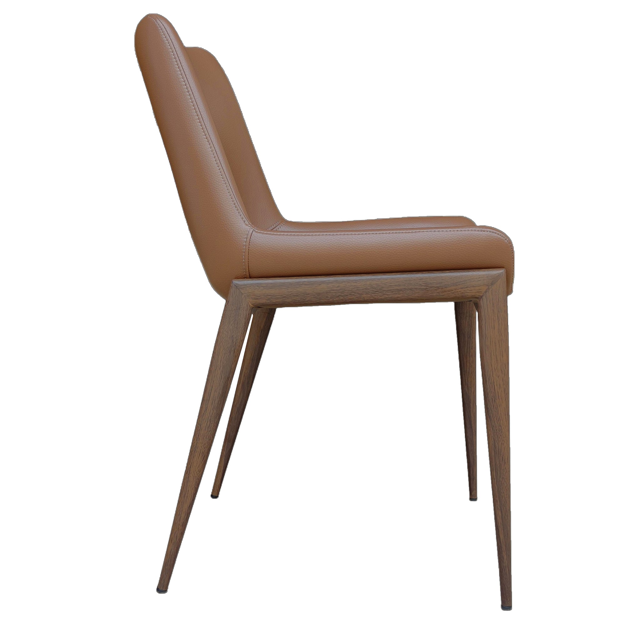 ICONA-DINING CHAIR-SADDLE - WALNUT 6 Pcs