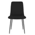 BRIXX-SIDE CHAIR-BLACK PU  2 Pcs