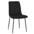 BRIXX-SIDE CHAIR-BLACK PU  2 Pcs