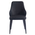 KASH-SIDE CHAIR-BLACK PU  2 Pcs