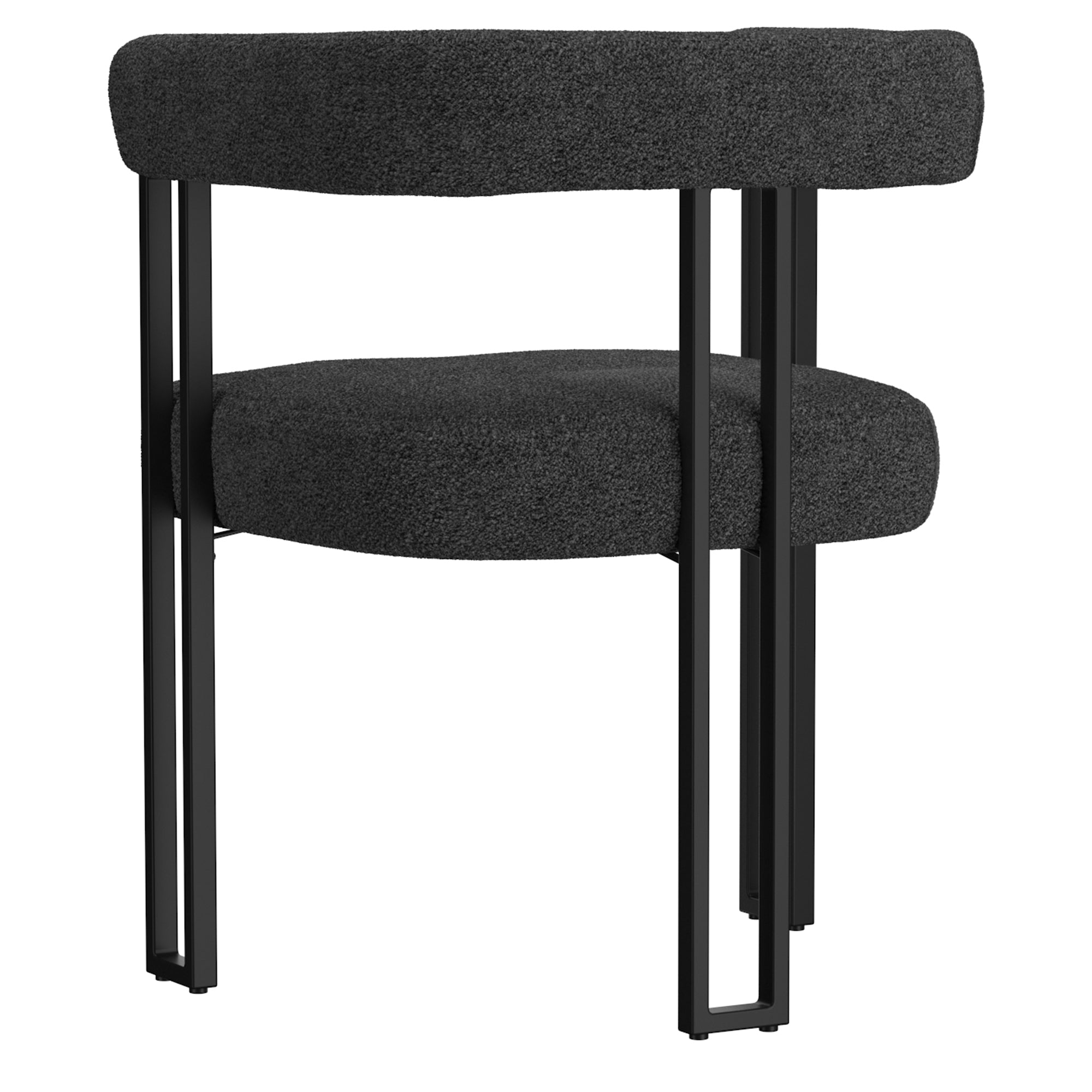 SCARLET-DINING CHAIR-CHARCOAL  2 Pcs