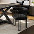 SCARLET-DINING CHAIR-PU BLACK 2 Pcs