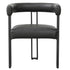 SCARLET-DINING CHAIR-PU BLACK 2 Pcs