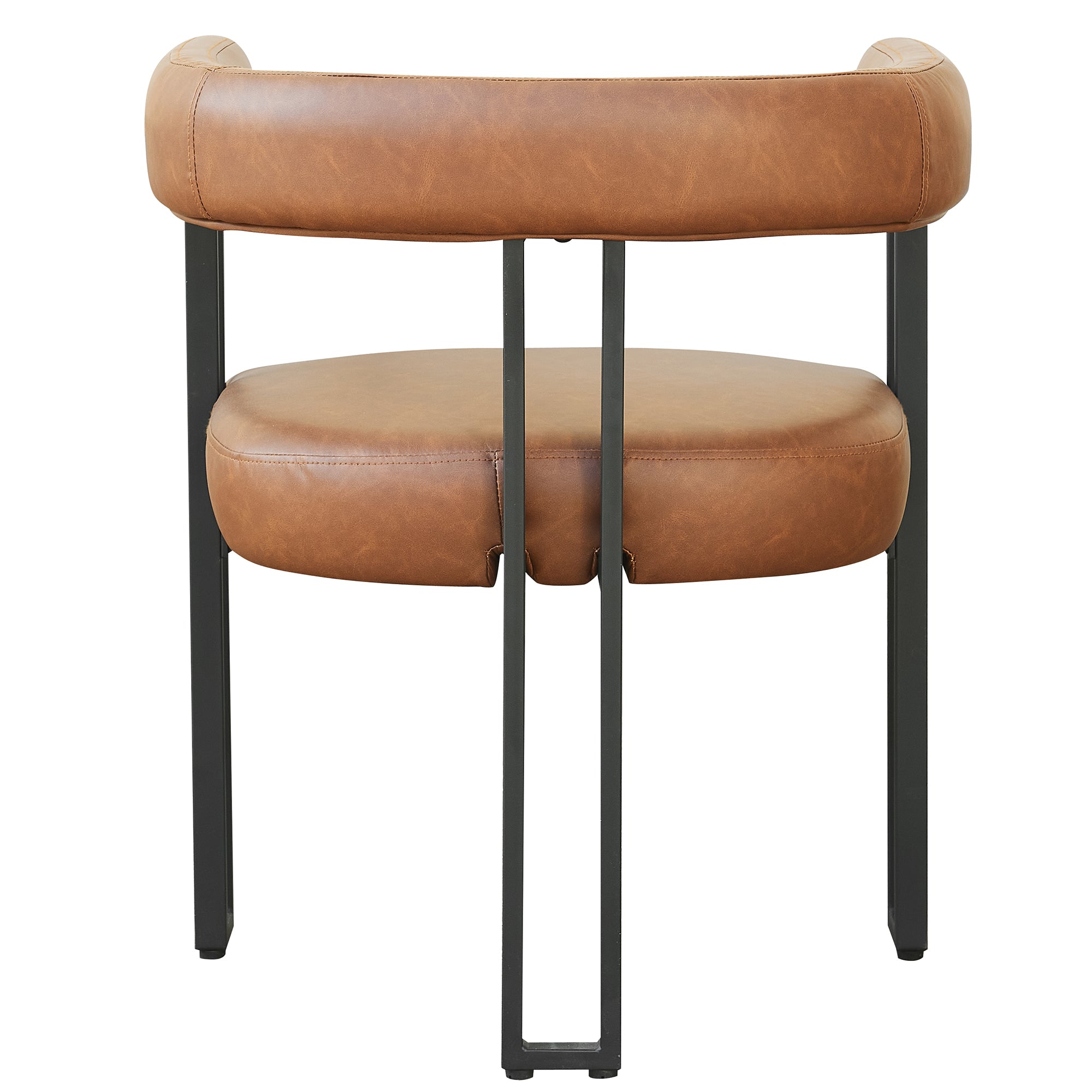 SCARLET-DINING CHAIR-PU SADDLE 2 Pcs