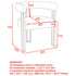 SCARLET-DINING CHAIR-PU SADDLE 2 Pcs
