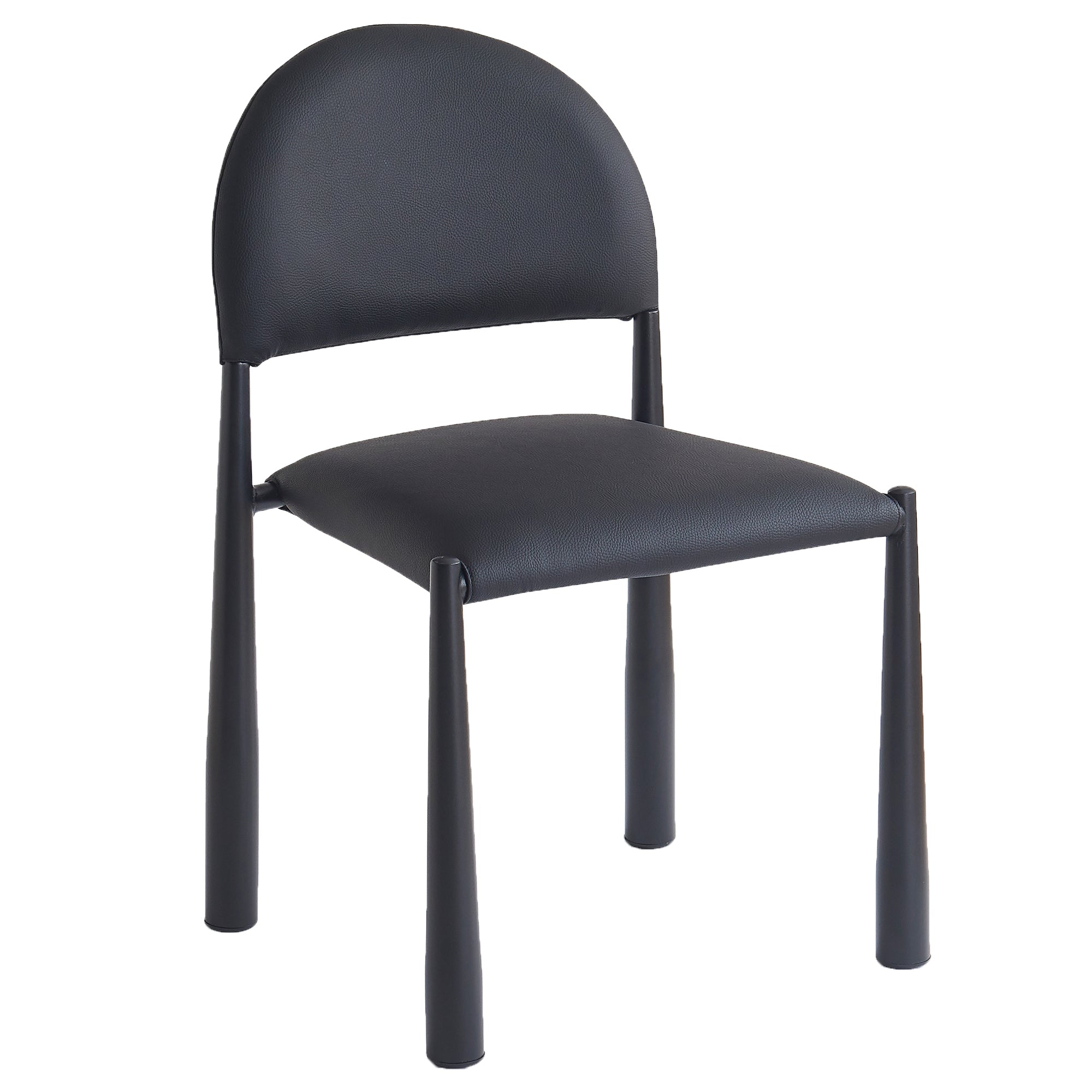 AUGGIE-DINING CHAIR-BLACK - BLACK 4 Pcs