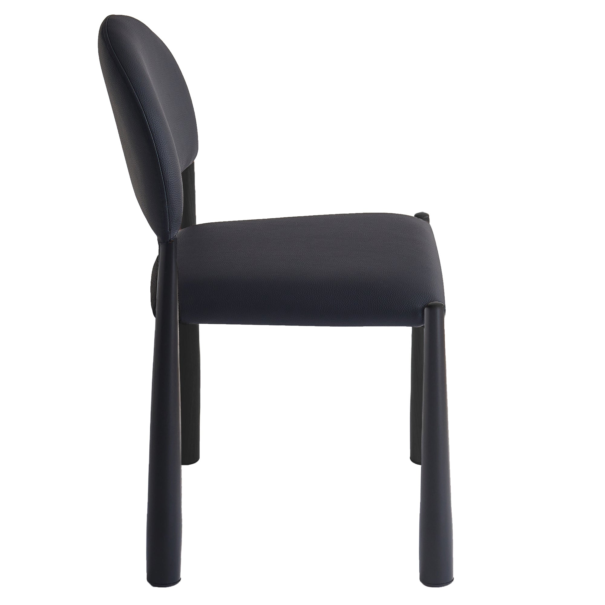 AUGGIE-DINING CHAIR-BLACK - BLACK 4 Pcs
