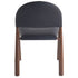 AUGGIE-DINING CHAIR-BLACK - WALNUT 4 Pcs