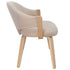 FREYA-DINING CHAIR-TOFFEE - NATURAL 2 Pcs