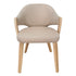 FREYA-DINING CHAIR-TOFFEE - NATURAL 2 Pcs