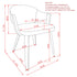 FREYA-DINING CHAIR-TOFFEE - NATURAL 2 Pcs