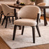 FREYA-DINING CHAIR-TOFFEE - WALNUT 2 Pcs
