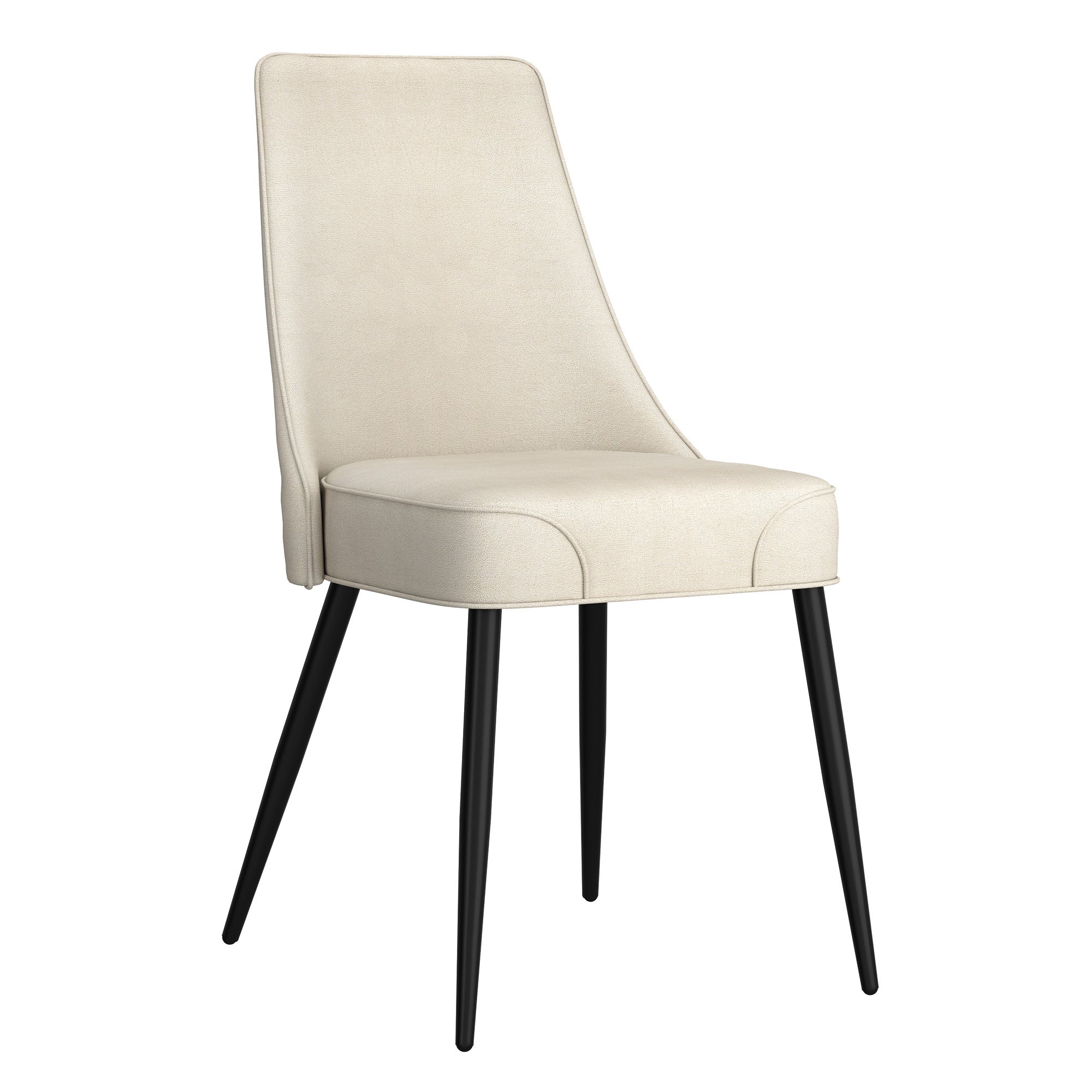 KODA-SIDE CHAIR FABRIC-BEIGE  2 Pcs