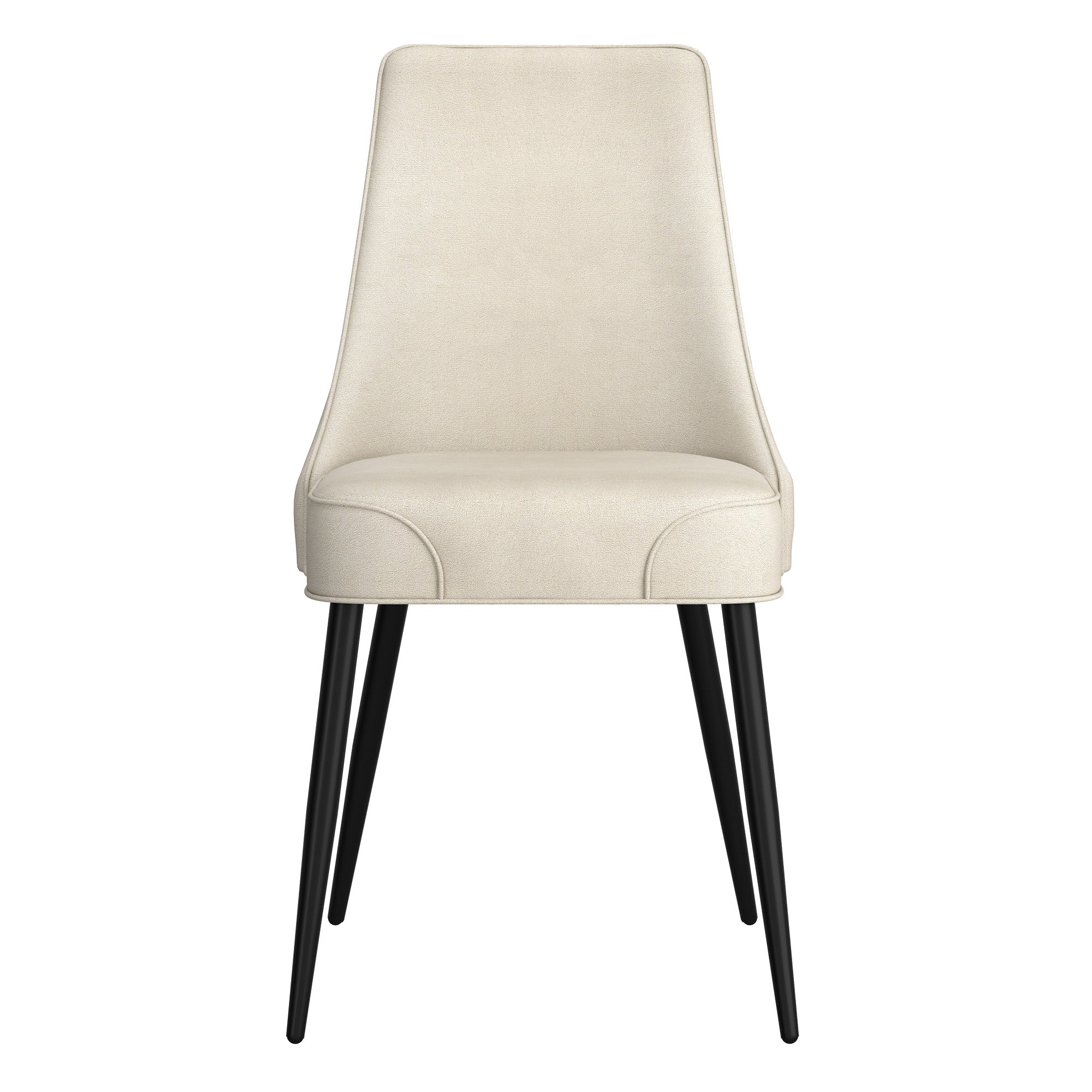 KODA-SIDE CHAIR FABRIC-BEIGE  2 Pcs