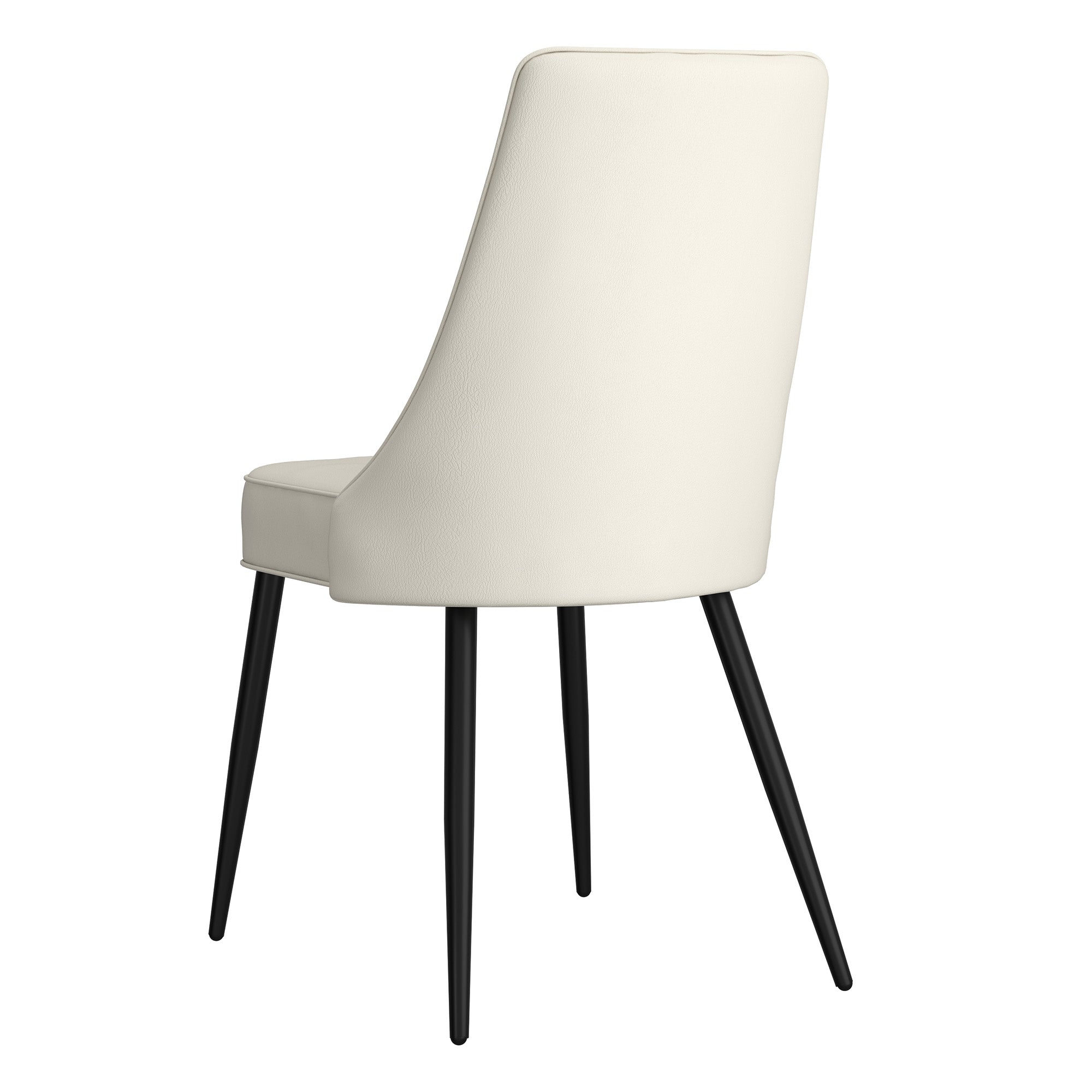 KODA-SIDE CHAIR PU-BEIGE  2 Pcs