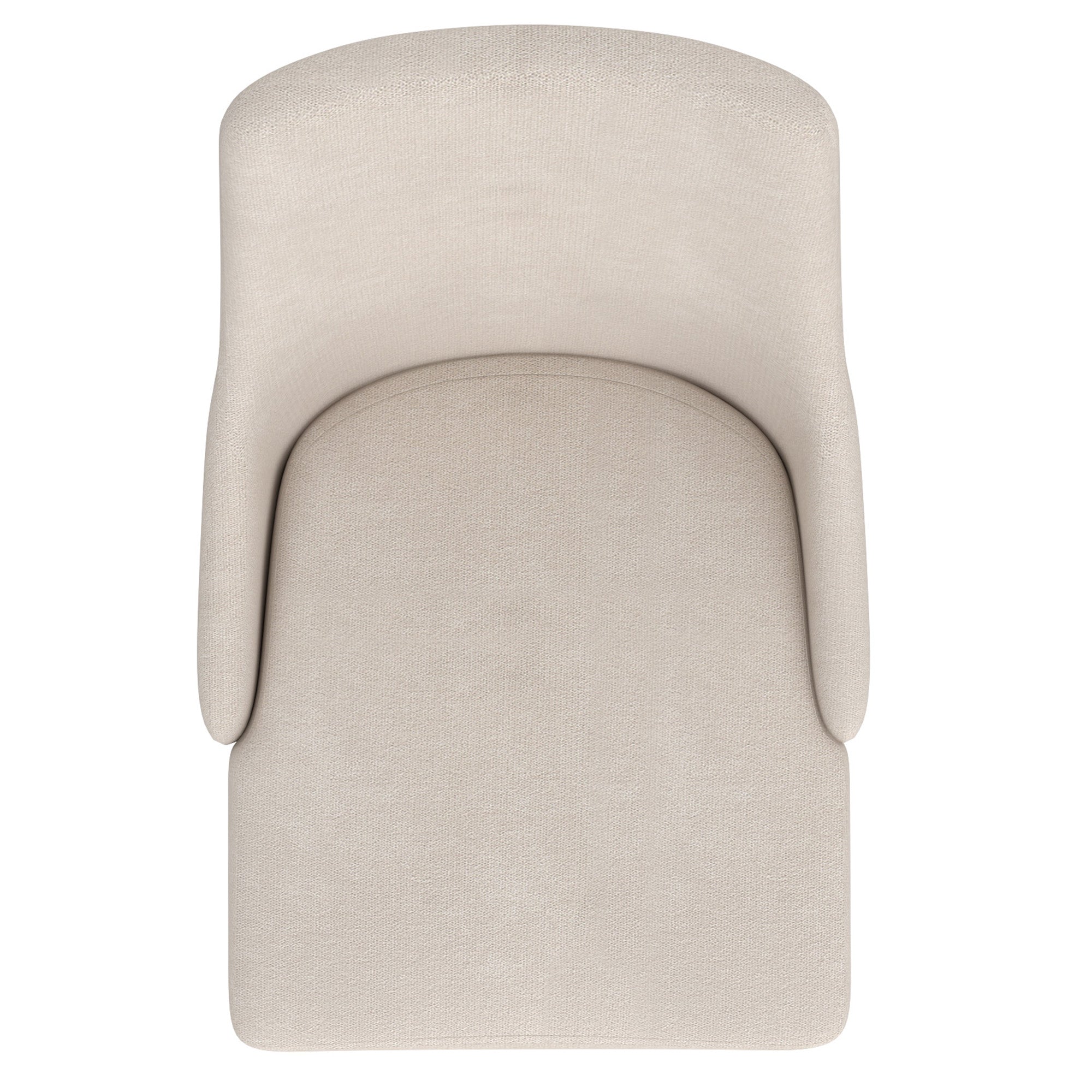 CORA-SIDE CHAIR FABRIC-BEIGE 2 Pcs
