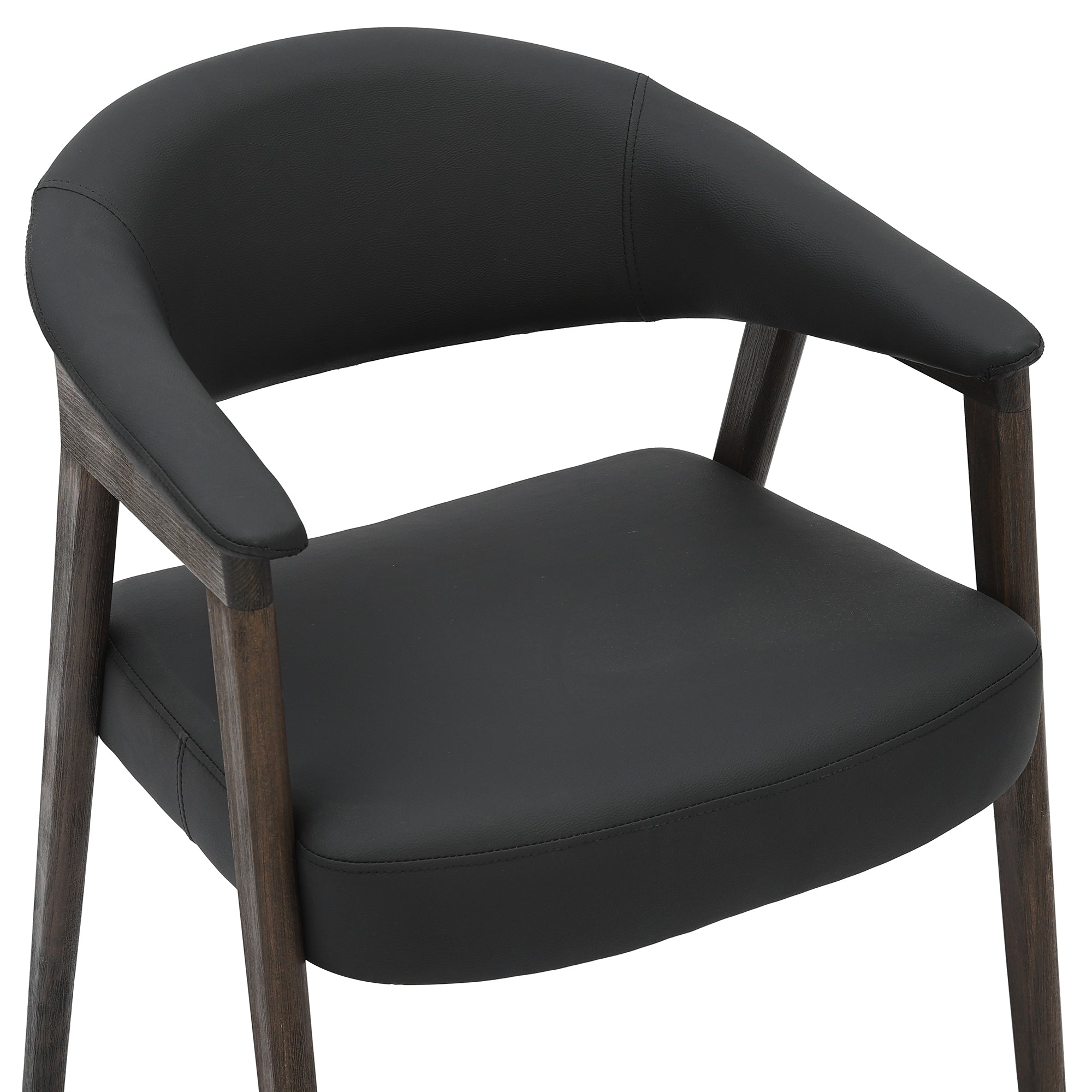 BEXLEY-DINING CHAIR-BLACK 2 Pcs