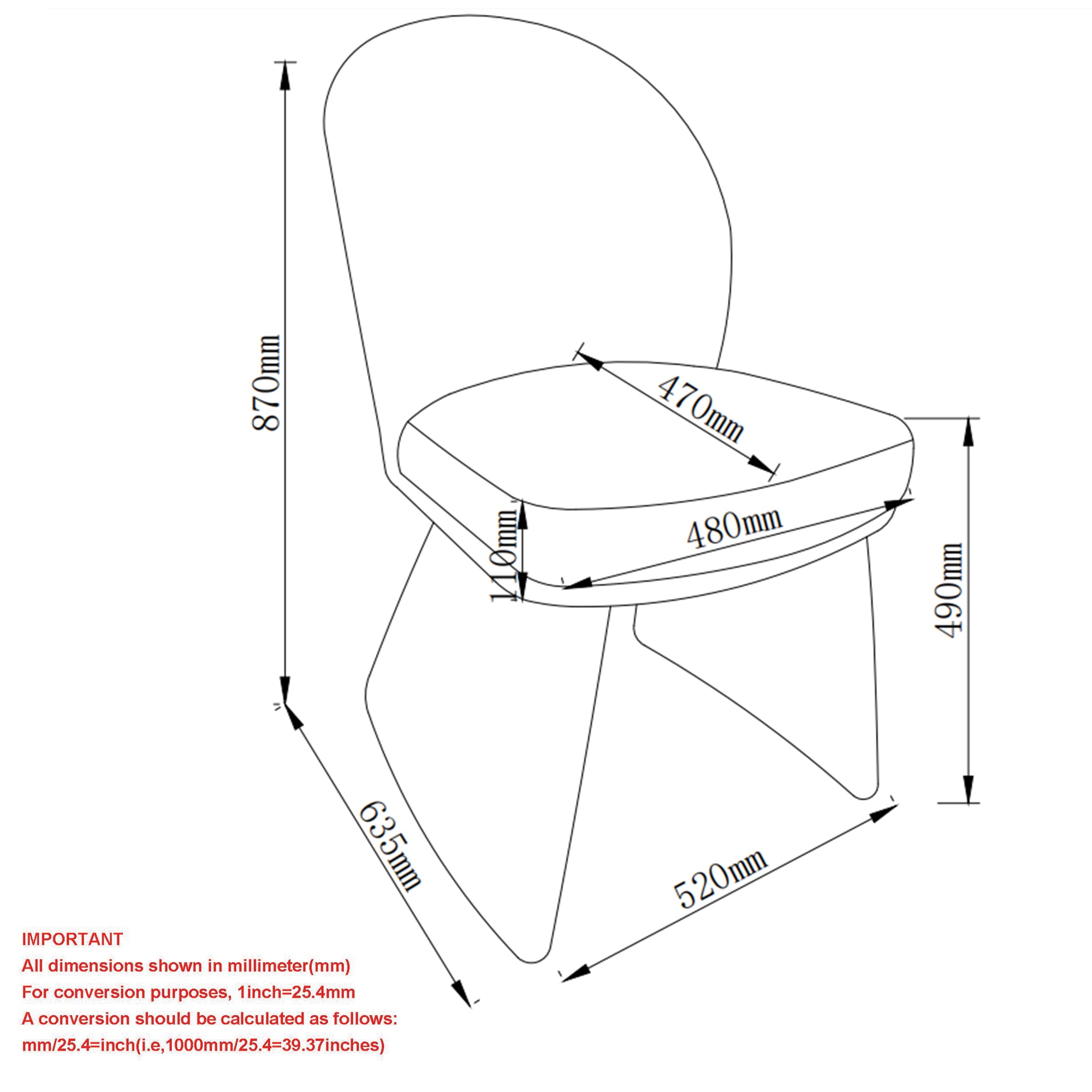 NOELLE-DINING CHAIR-BROWN