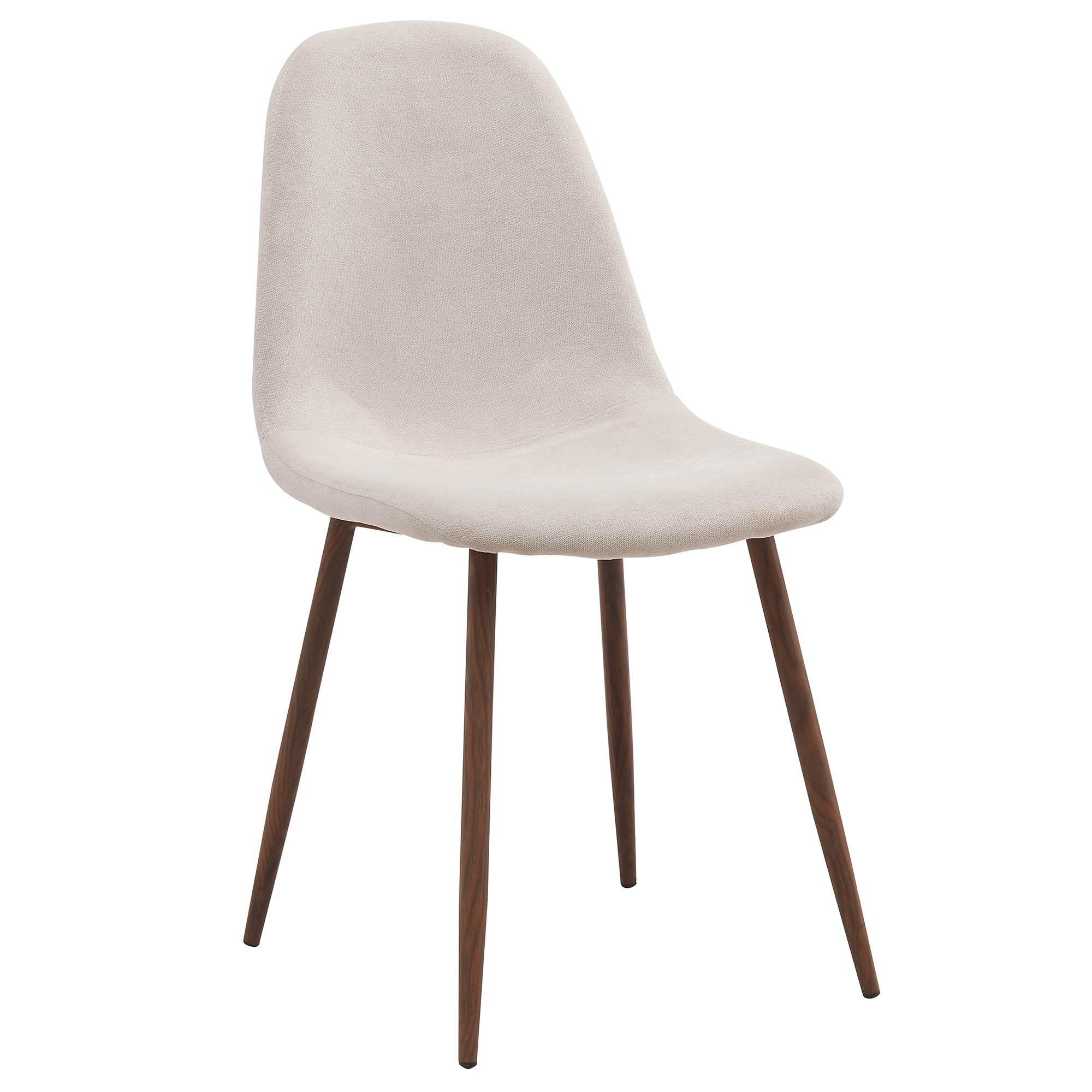 LYNA-SIDE CHAIR FABRIC-BEIGE 4 Pcs