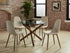 LYNA-SIDE CHAIR FABRIC-BEIGE 4 Pcs
