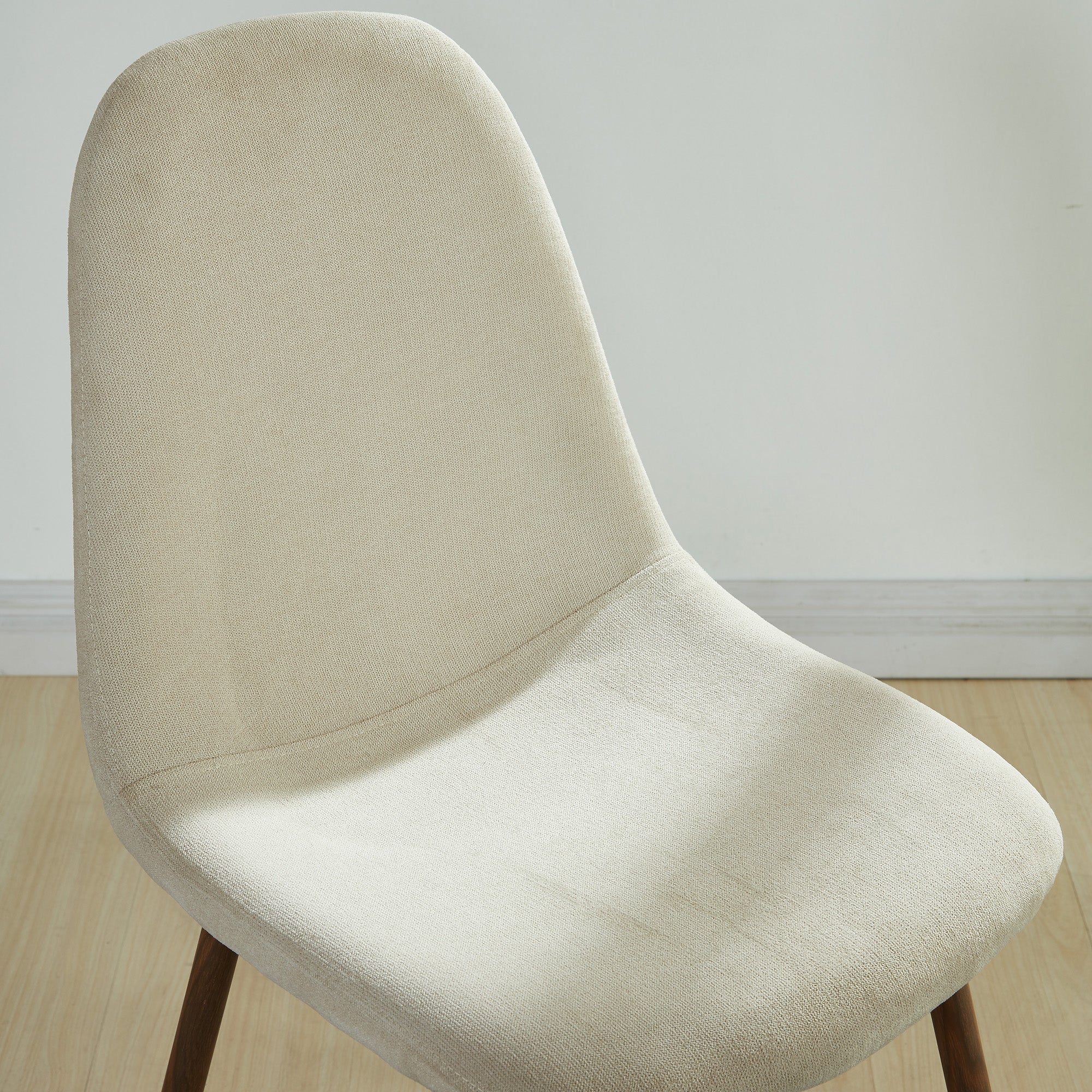 LYNA-SIDE CHAIR FABRIC-BEIGE 4 Pcs