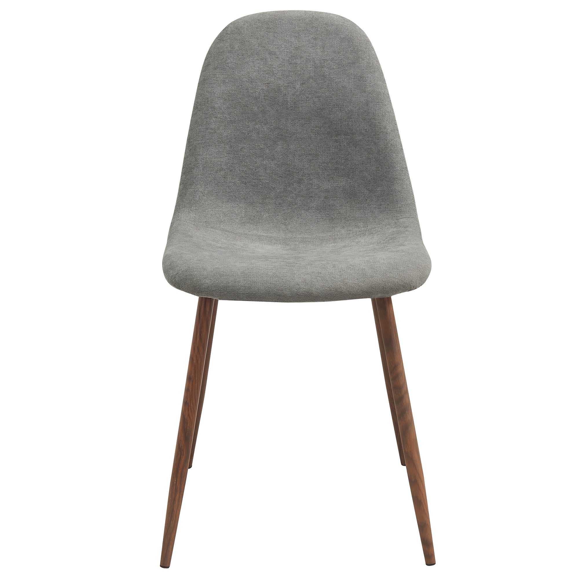 LYNA-SIDE CHAIR FABRIC-GREY 4 Pcs