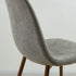 LYNA-SIDE CHAIR FABRIC-GREY 4 Pcs