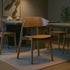 KHARI-DINING CHAIR-WALNUT 2 Pcs