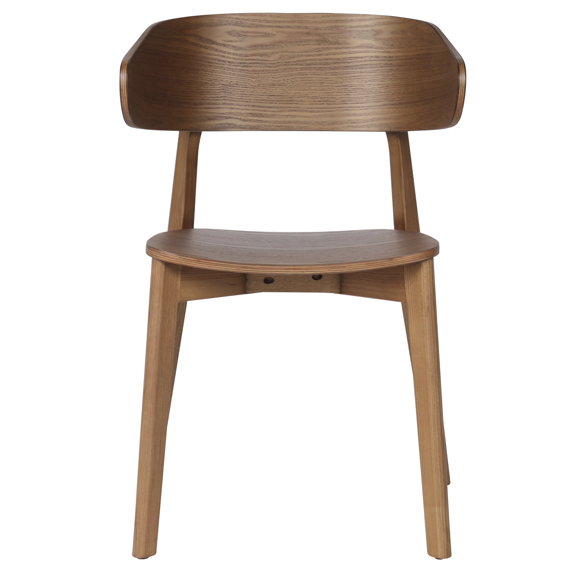 KHARI-DINING CHAIR-WALNUT 2 Pcs