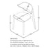KHARI-DINING CHAIR-WALNUT 2 Pcs