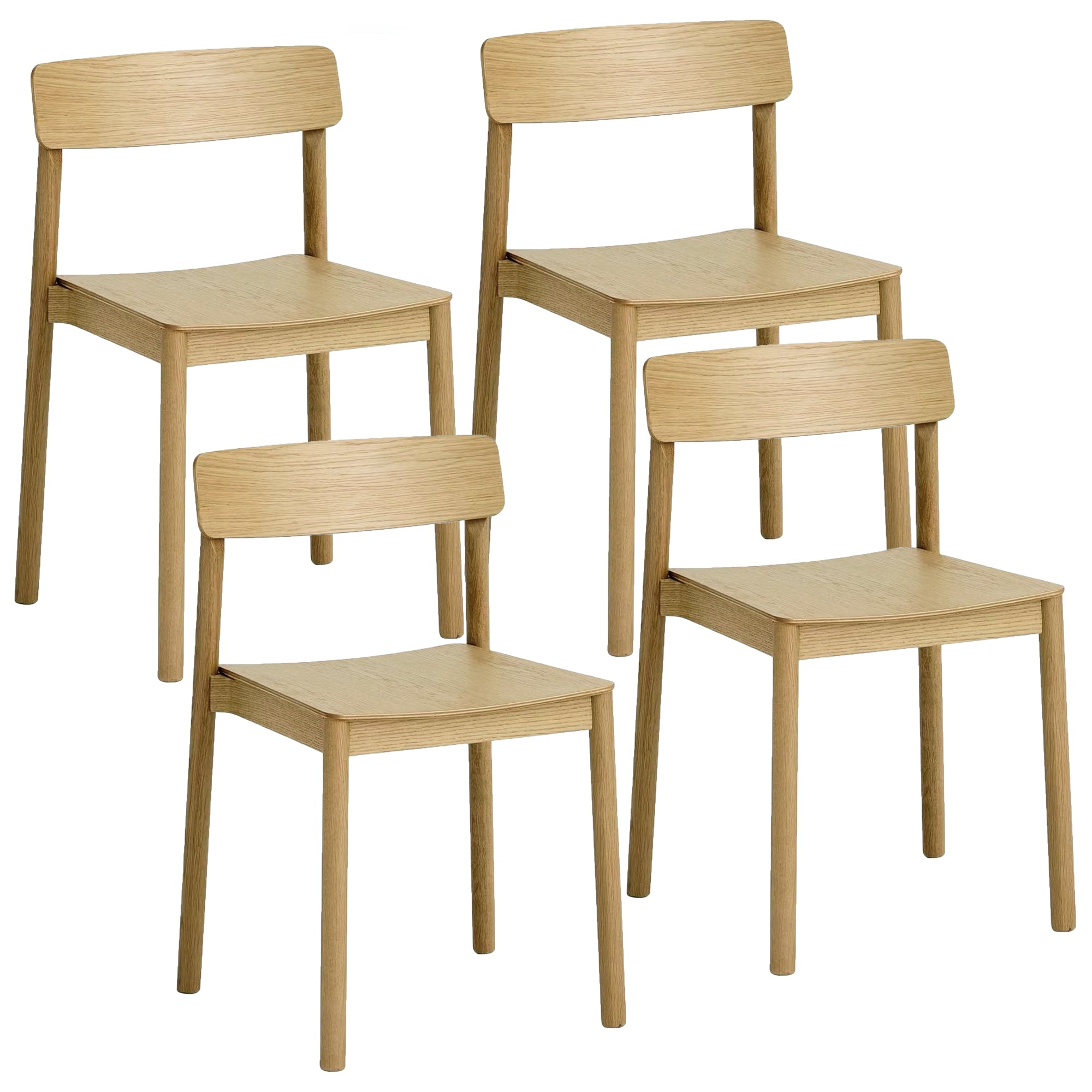 FELIX-DINING CHAIR-NATURAL 4 Pcs