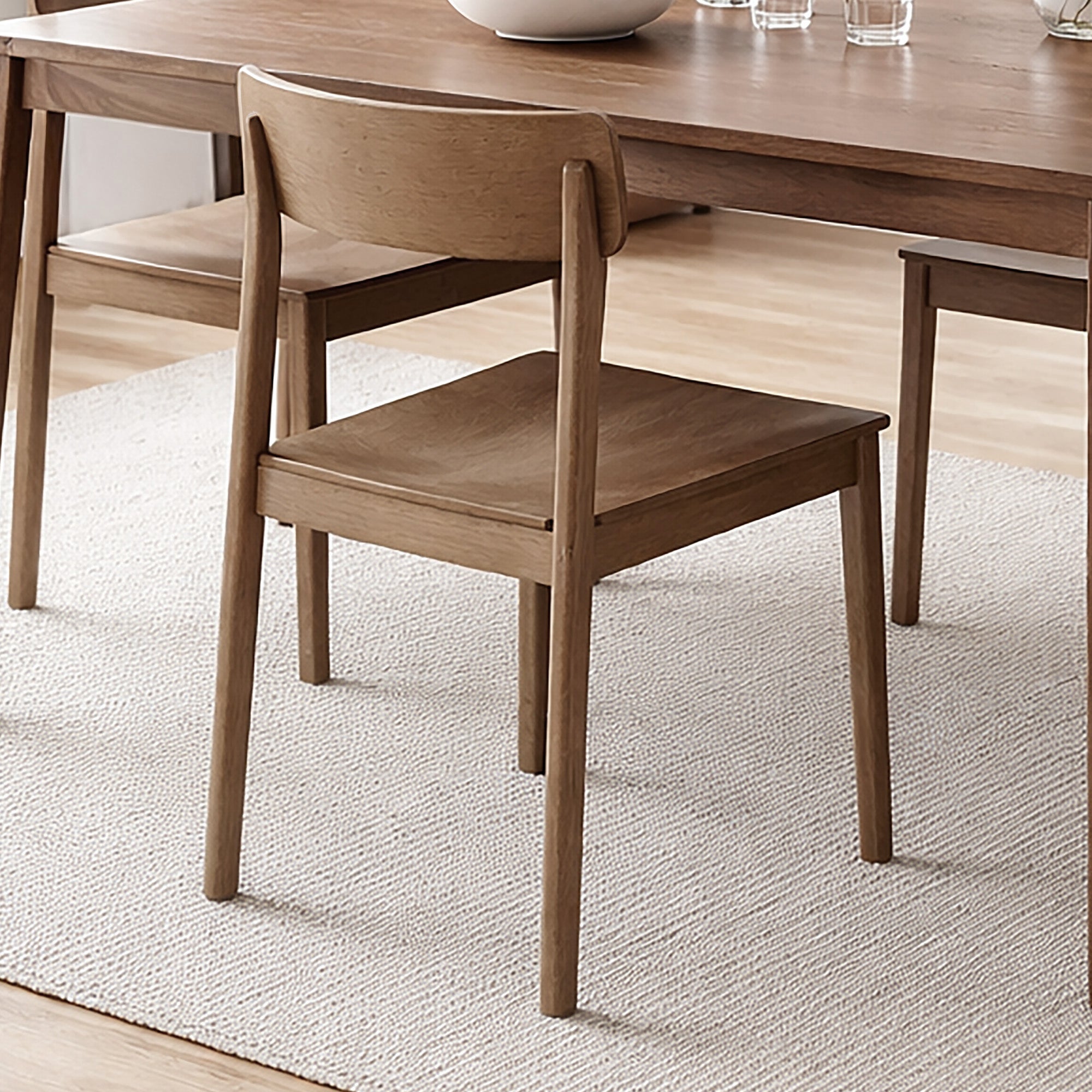 FELIX-DINING CHAIR-WALNUT 4 Pcs