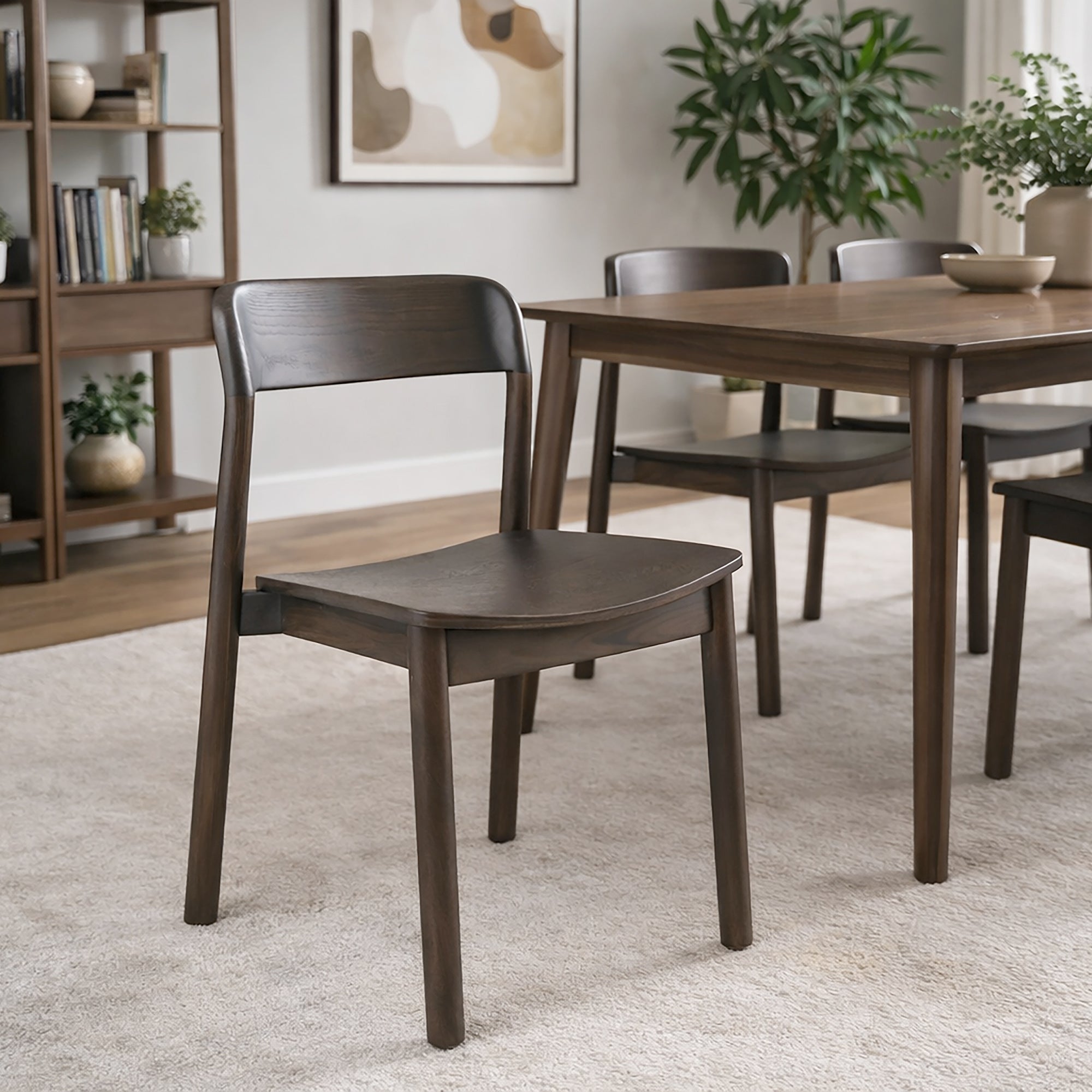 JONAS-DINING CHAIR-MOCHA 4 Pcs