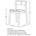 JONAS-DINING CHAIR-MOCHA 4 Pcs