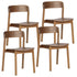 JONAS-DINING CHAIR-WALNUT 4 Pcs
