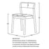 JONAS-DINING CHAIR-WALNUT 4 Pcs