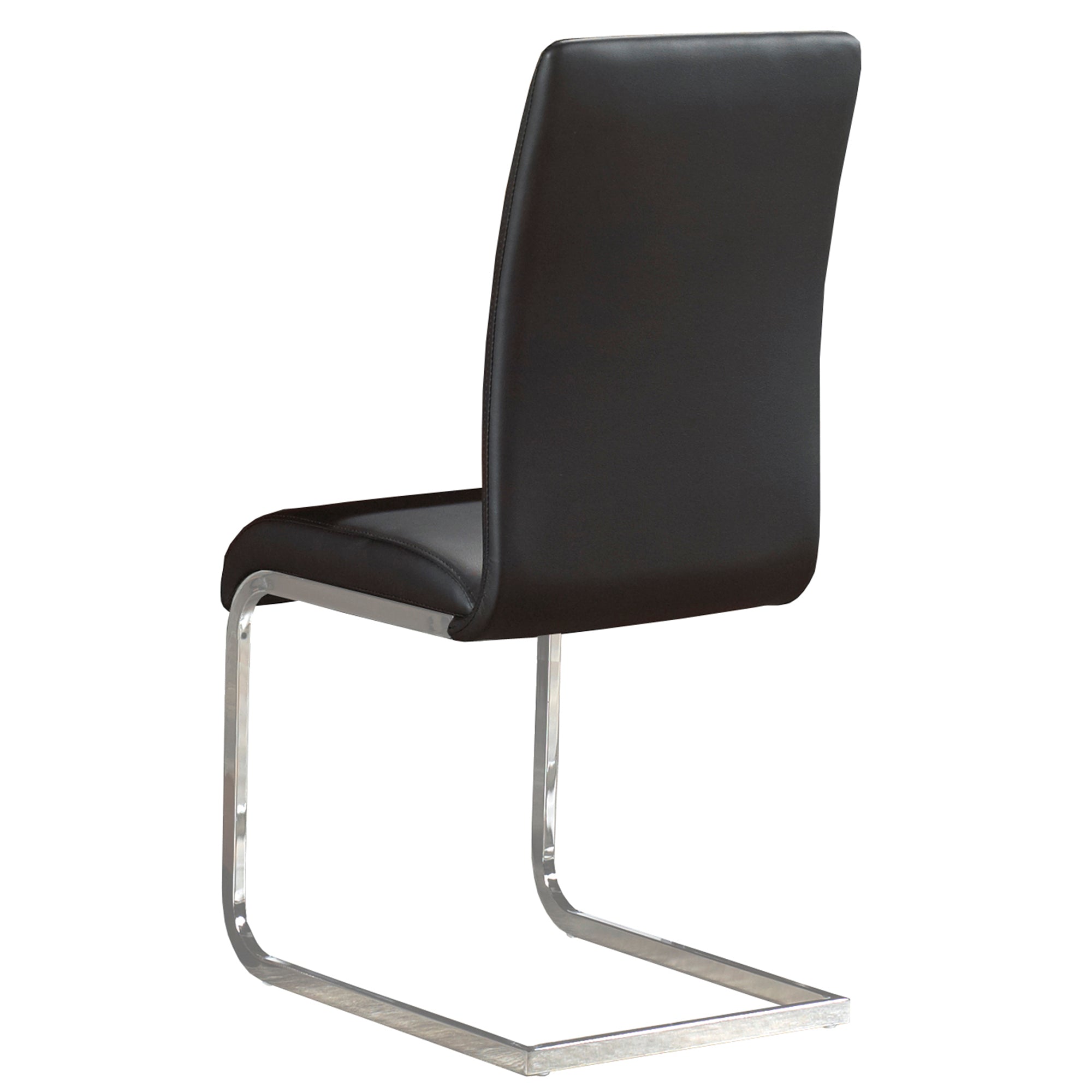 MAXIM-SIDE CHAIR-BLACK 2 Pcs